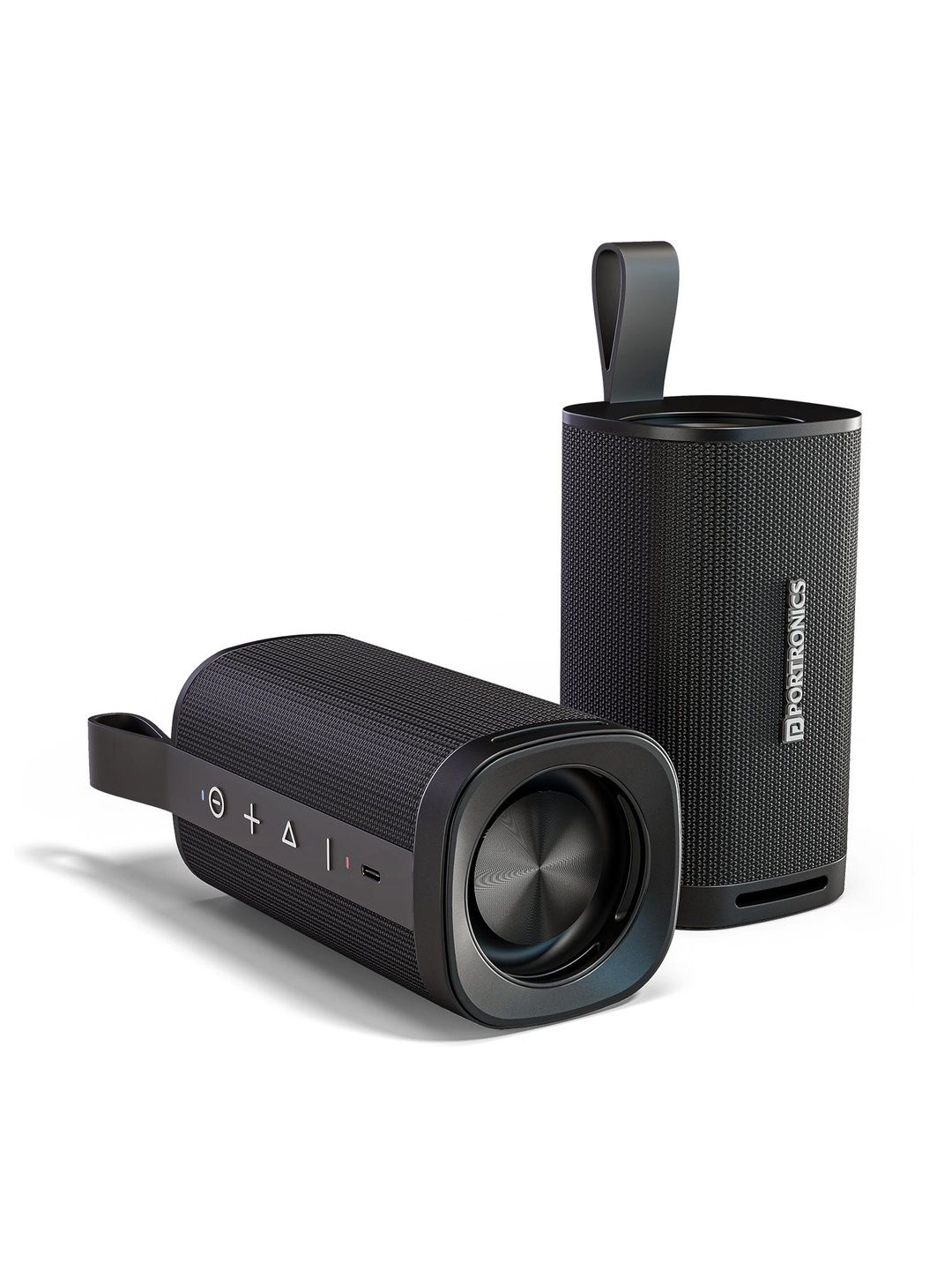 Portronics Fynix 360 Sound Dual Bass Radiators 4H Playtime Mini Bluetooth Speaker - 20W-picture-34