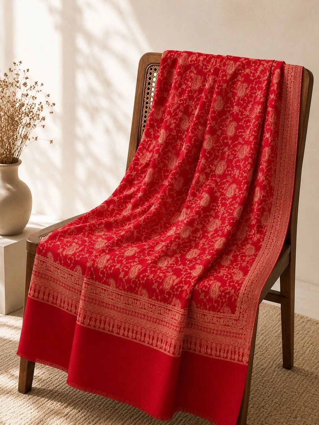 THE SHAWL STUDIO Women Paisley Embroidered Shawl-picture-13