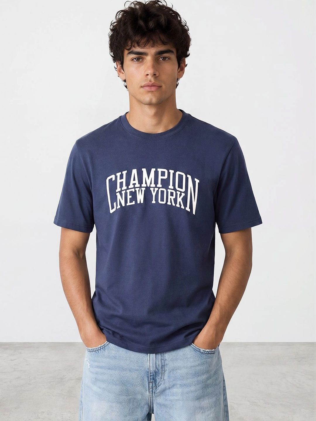 R&B Men Typography Printed Pure Cotton T-shirt-picture-29