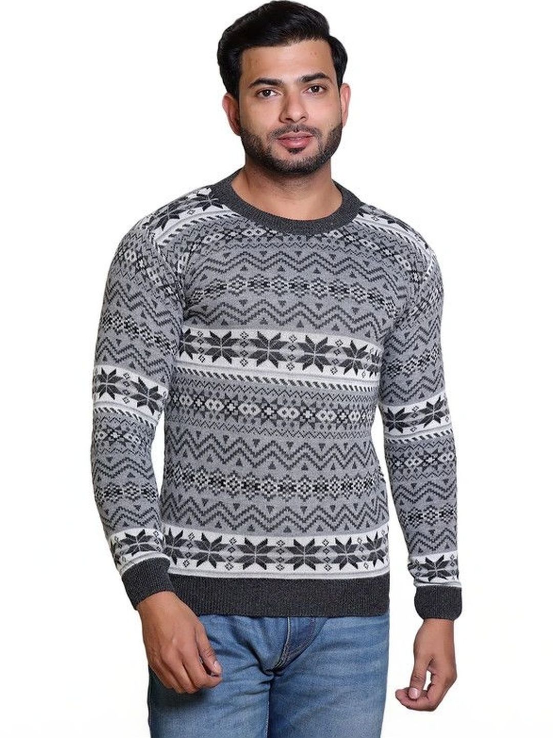 Grand Line Men Printed Pullover-picture-17