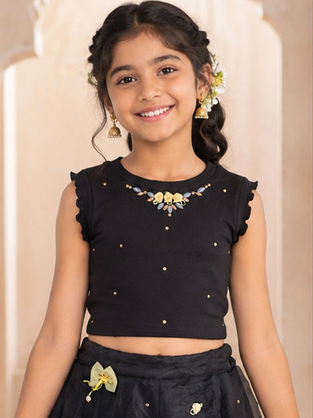 KiddoPanti Girls Floral Printed T-shirt-picture-11