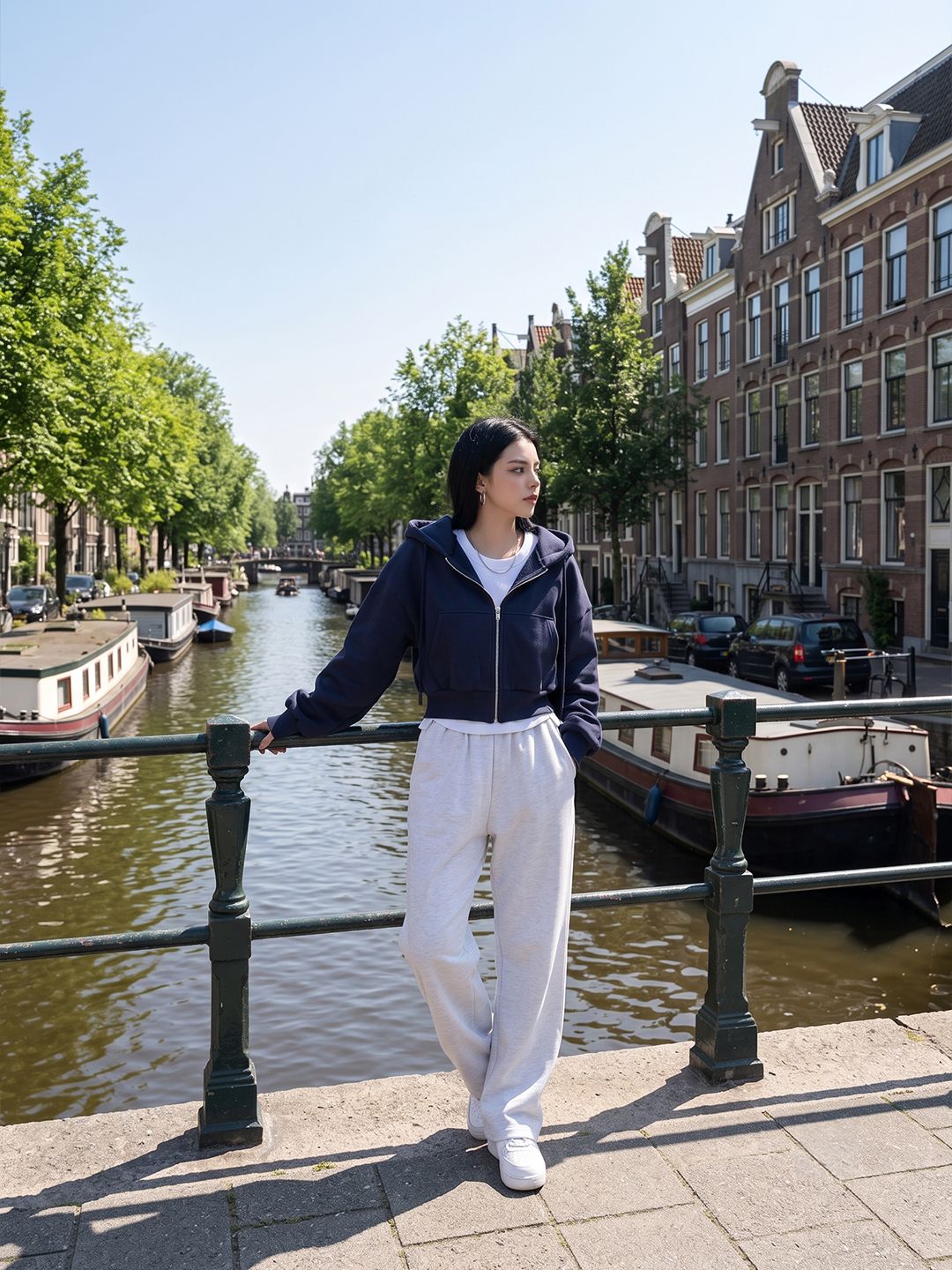 Suo Women Hooded Sweatshirt-picture-32