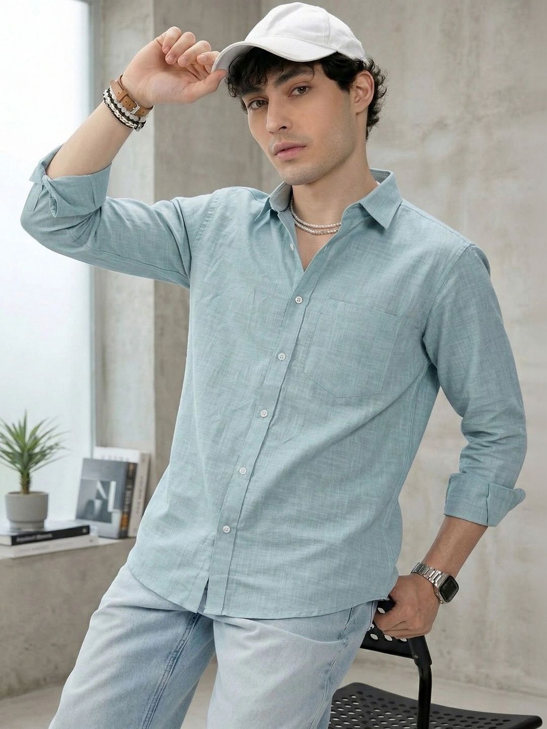 Greet Fashion Men Casual Shirt-picture-34