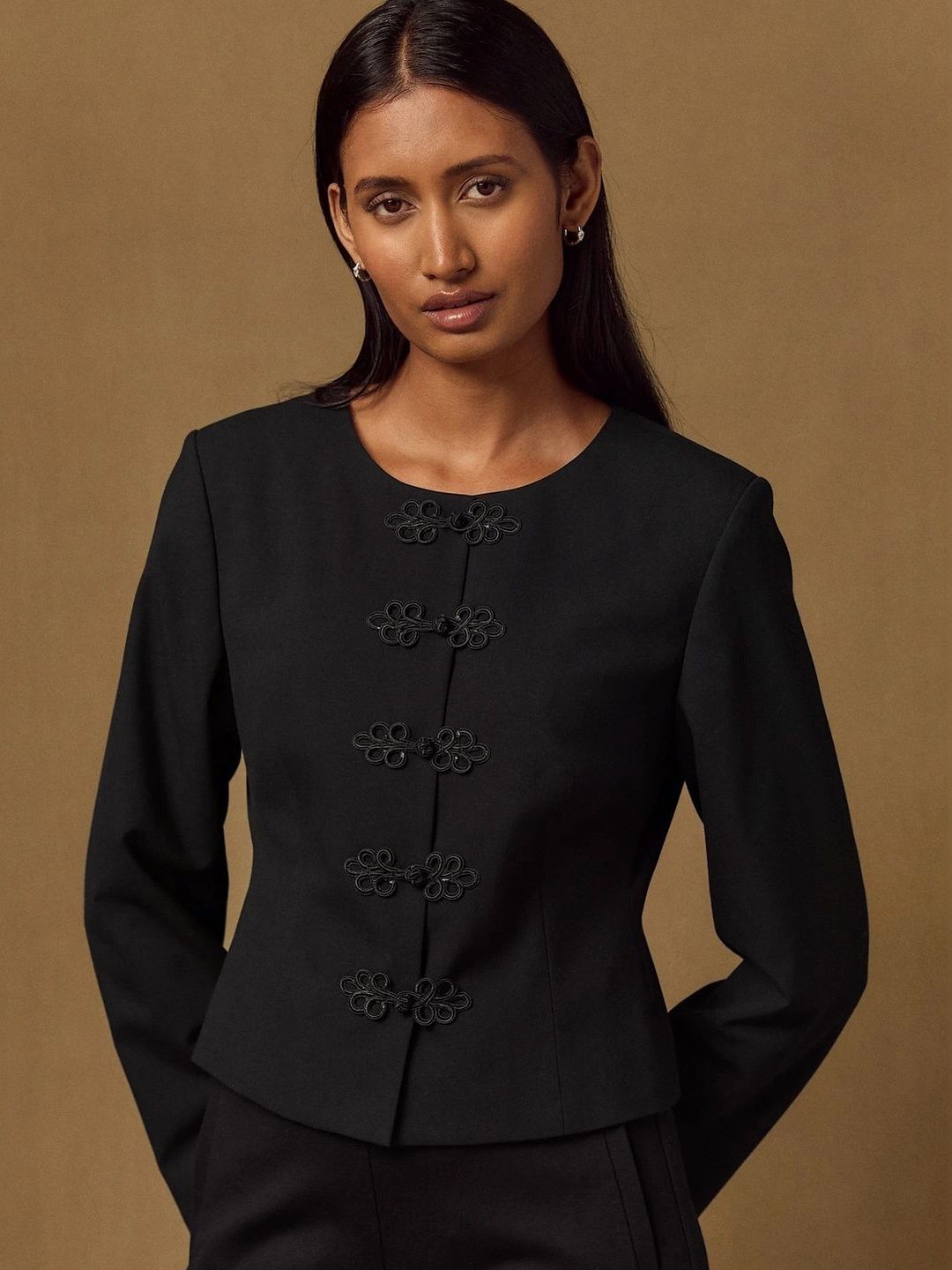 NEXT Round Neck Tailored Jacket-picture-17