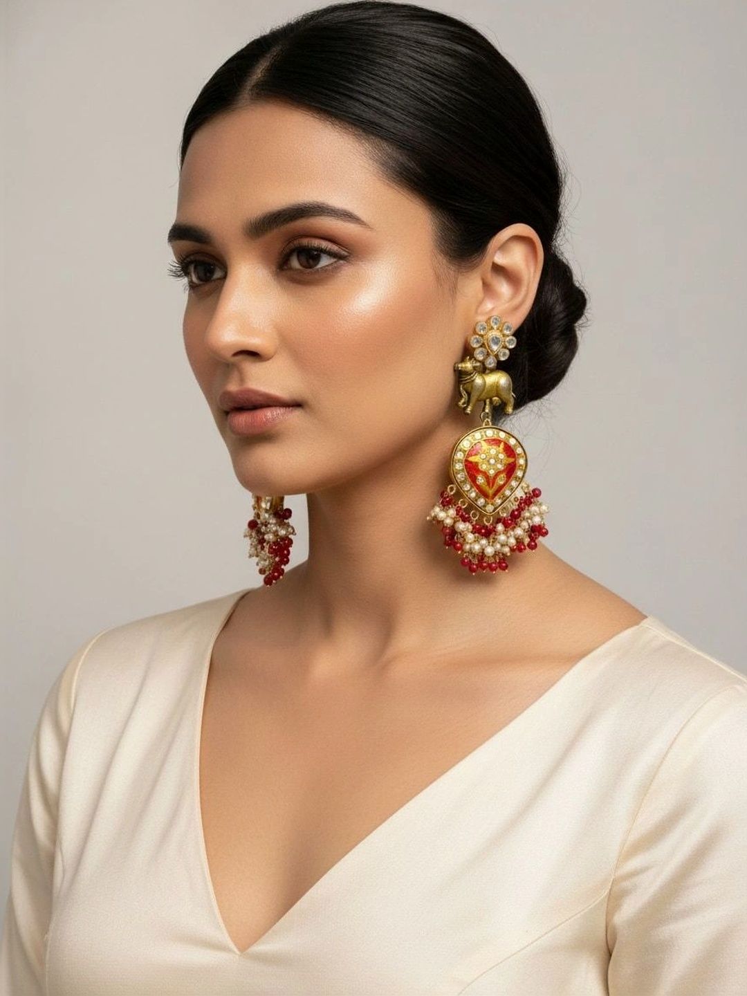 9ROCK Teardrop Shaped Drop Earrings-picture-15
