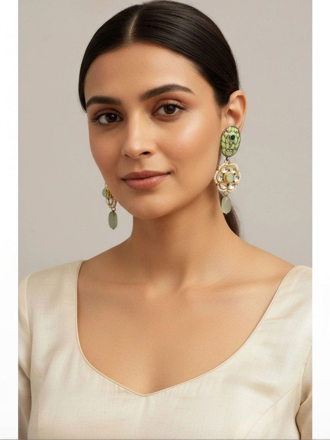 9ROCK Floral Drop Earrings-picture-58