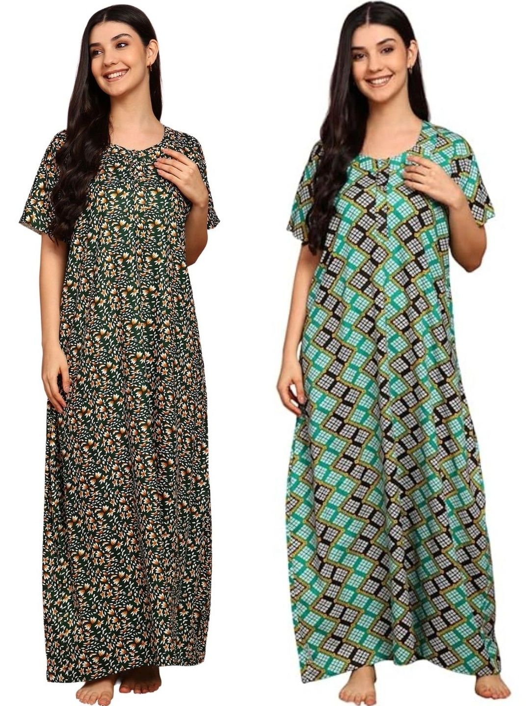 YUKATA Printed Maxi Nightdress-picture-55