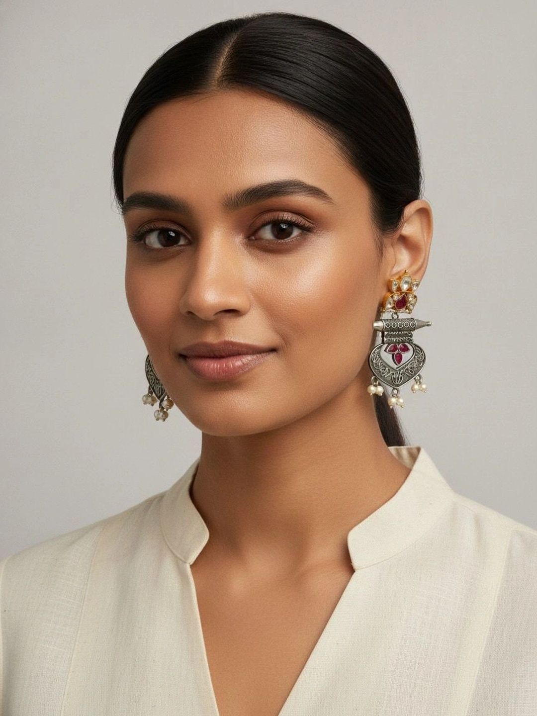 9ROCK Geometric Drop Earrings-picture-56