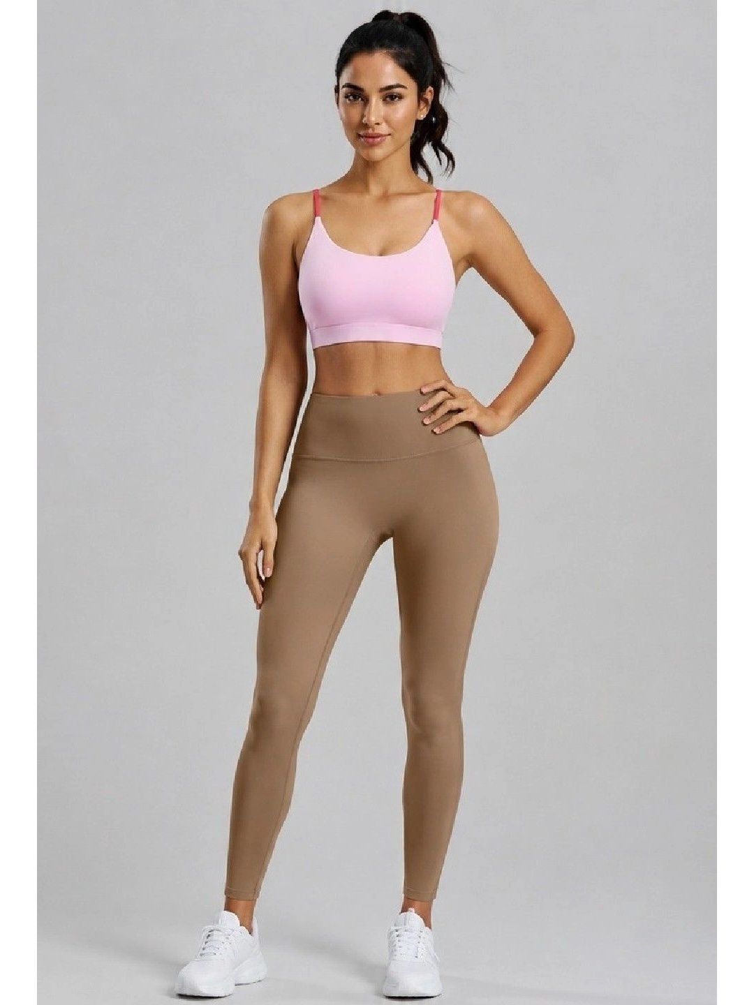 ENRIZZ Solid Vest Top with Leggings-picture-18