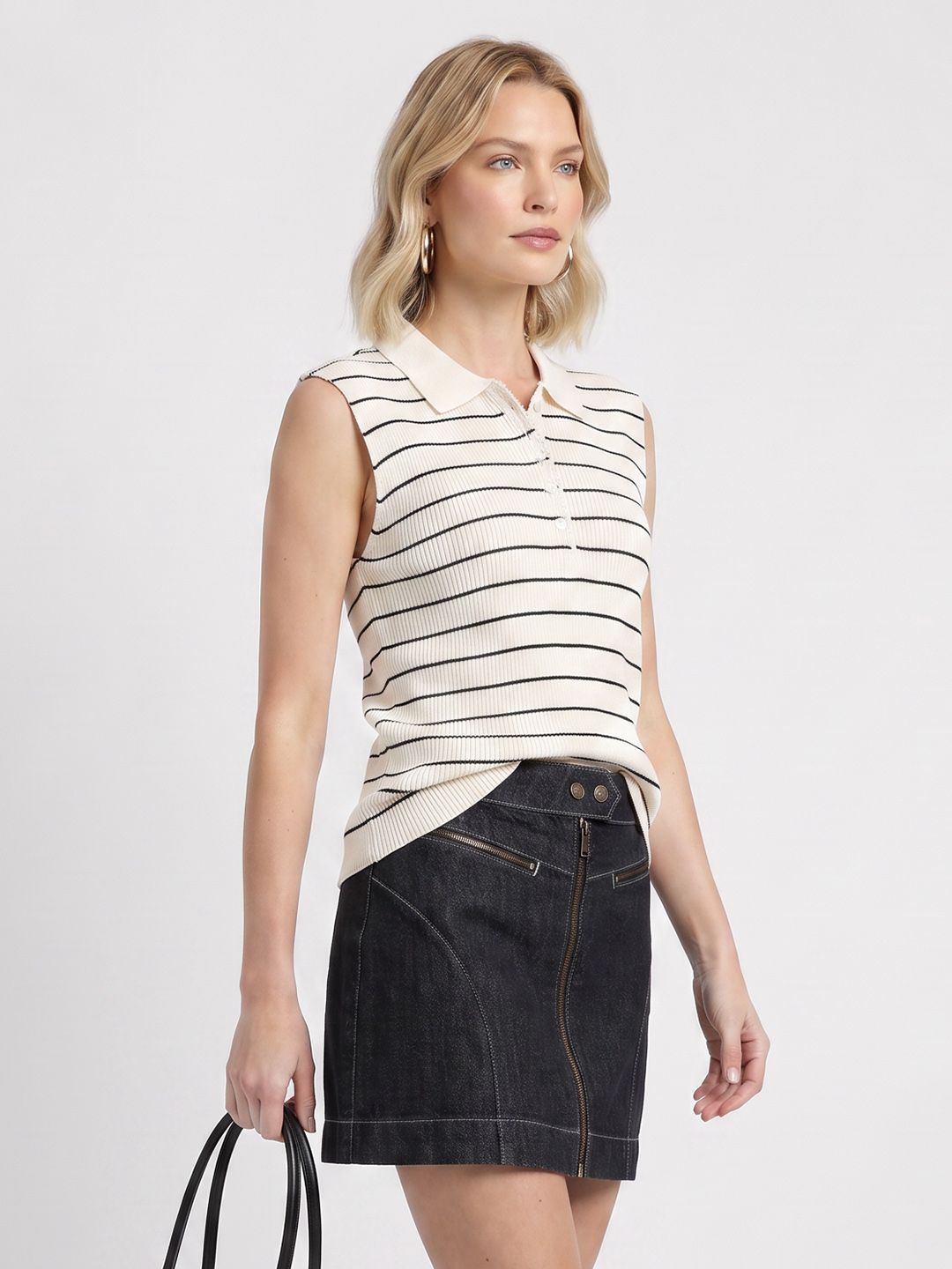 French Connection Striped Pure Cotton Top-picture-29