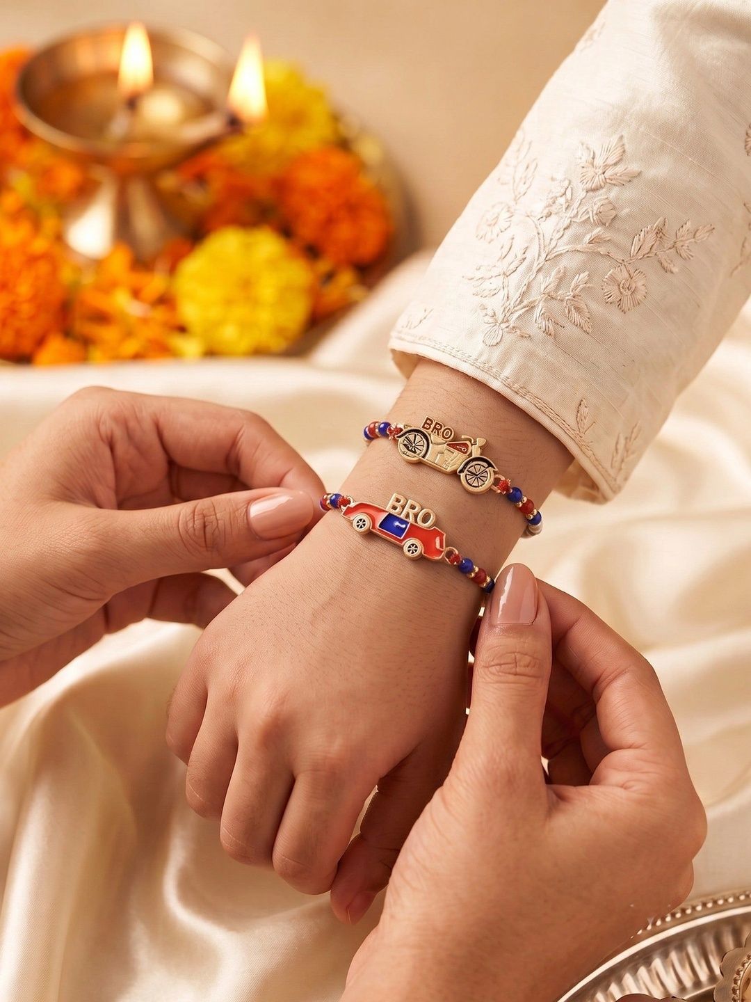 MEIRA JEWELLERY Thread Rakhi-picture-24