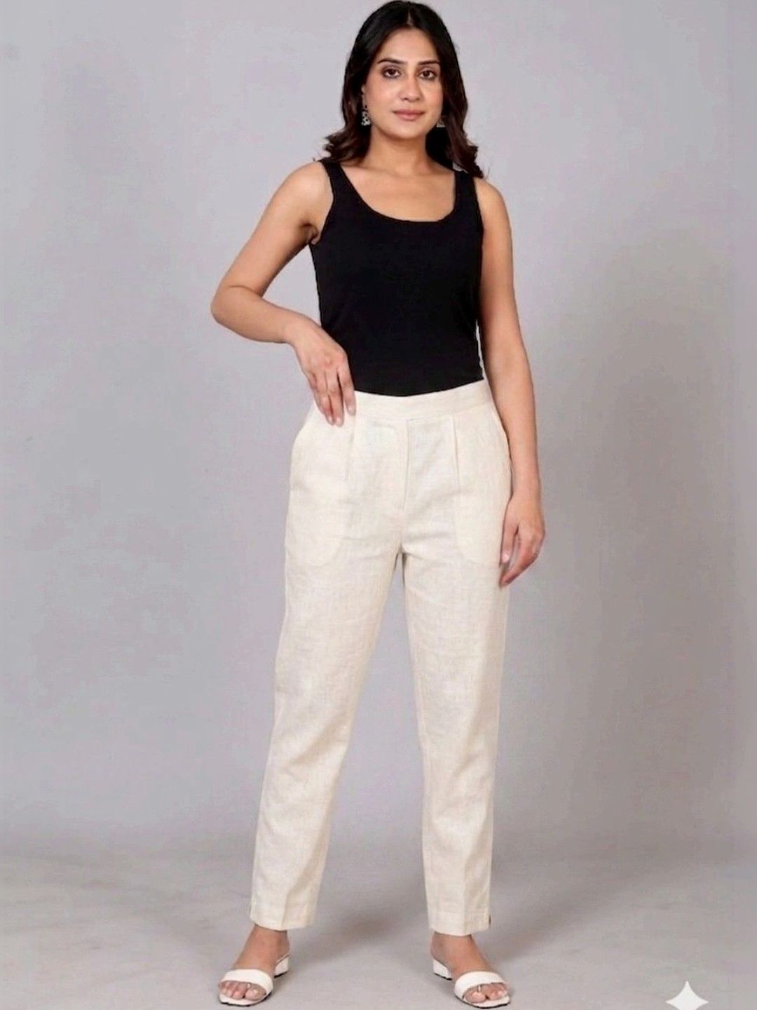RIVNIX Women Smart High-Rise Trousers-picture-11