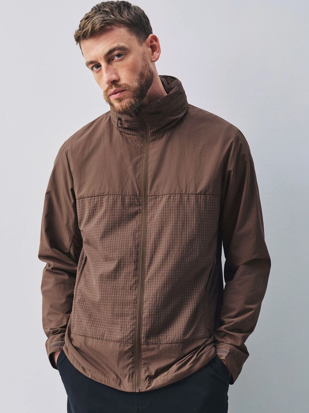NEXT Checked Lightweight Bomber Jacket-picture-28