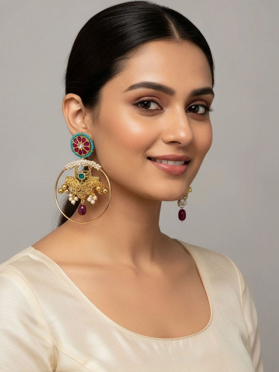 9ROCK Circular Drop Earrings-picture-48