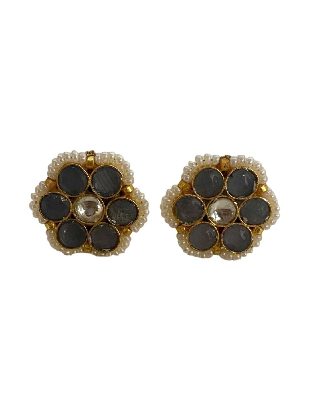 9ROCK Floral Studs Earrings-picture-19