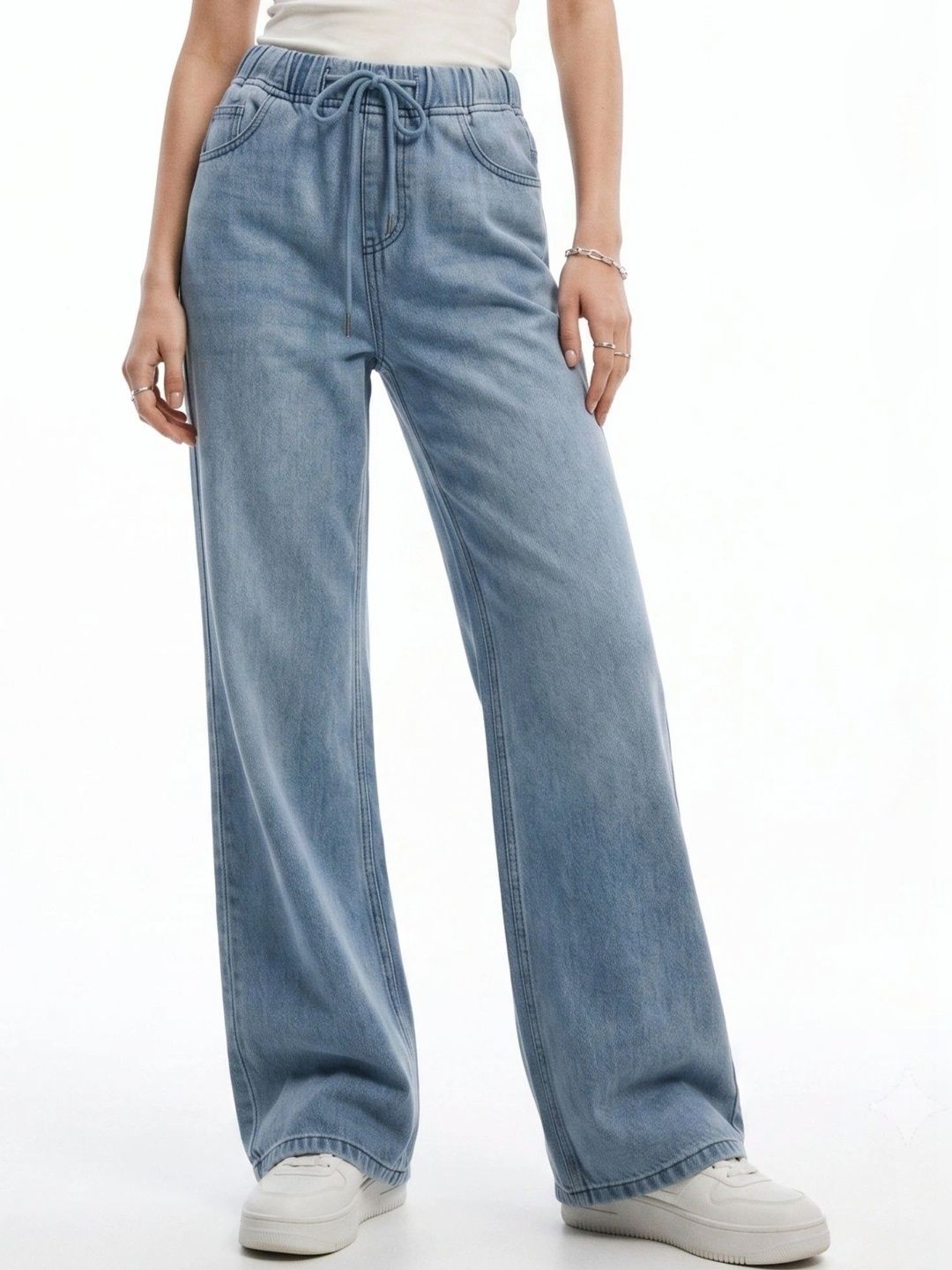 Outzidr Women Relaxed Fit Mid-Rise Jeans-picture-24