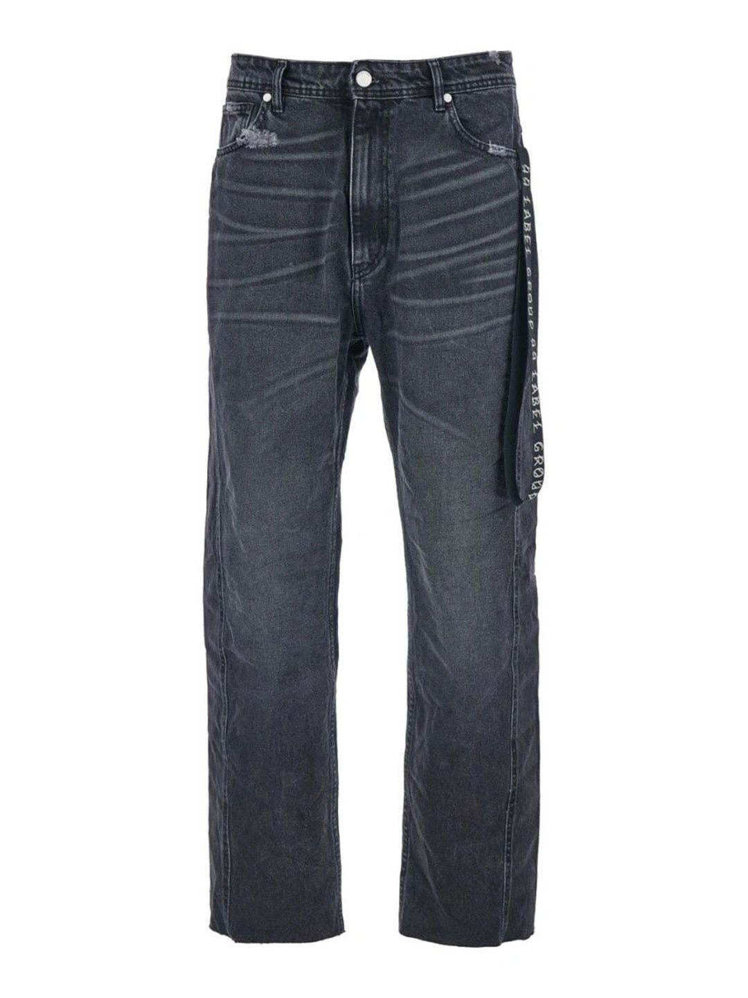 44 Label Group Men Straight Fit Mid-Rise Low Distress Jeans-picture-36