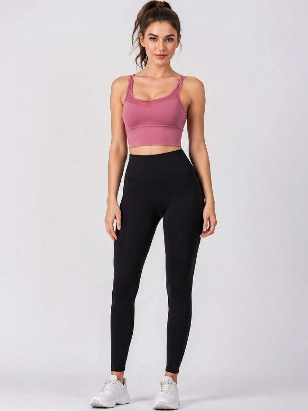ENRIZZ Solid Top with Leggings-picture-31
