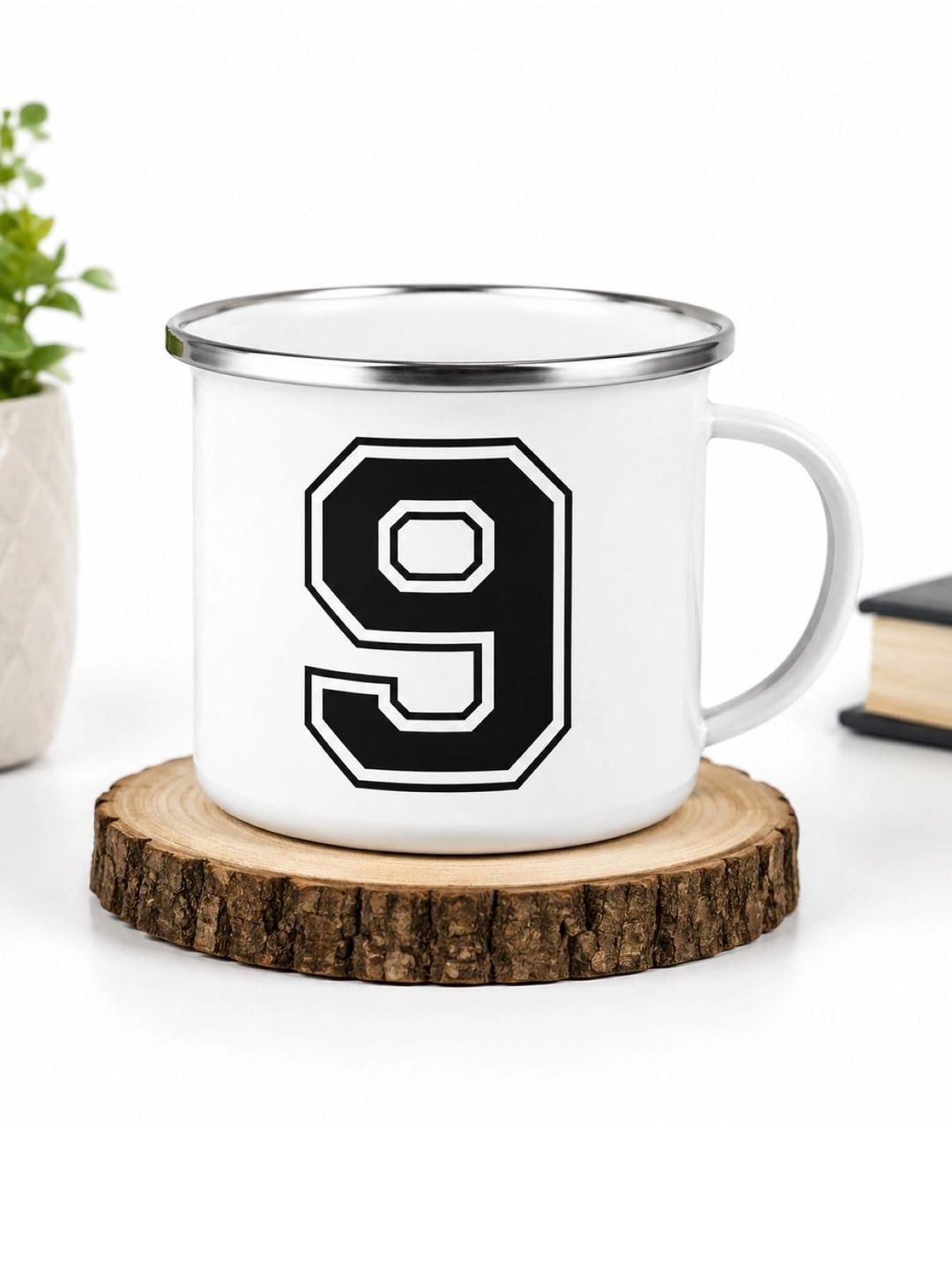 TAJNAN White Printed Stainless Steel Glossy Mugs Set of Cups and Mugs-picture-15