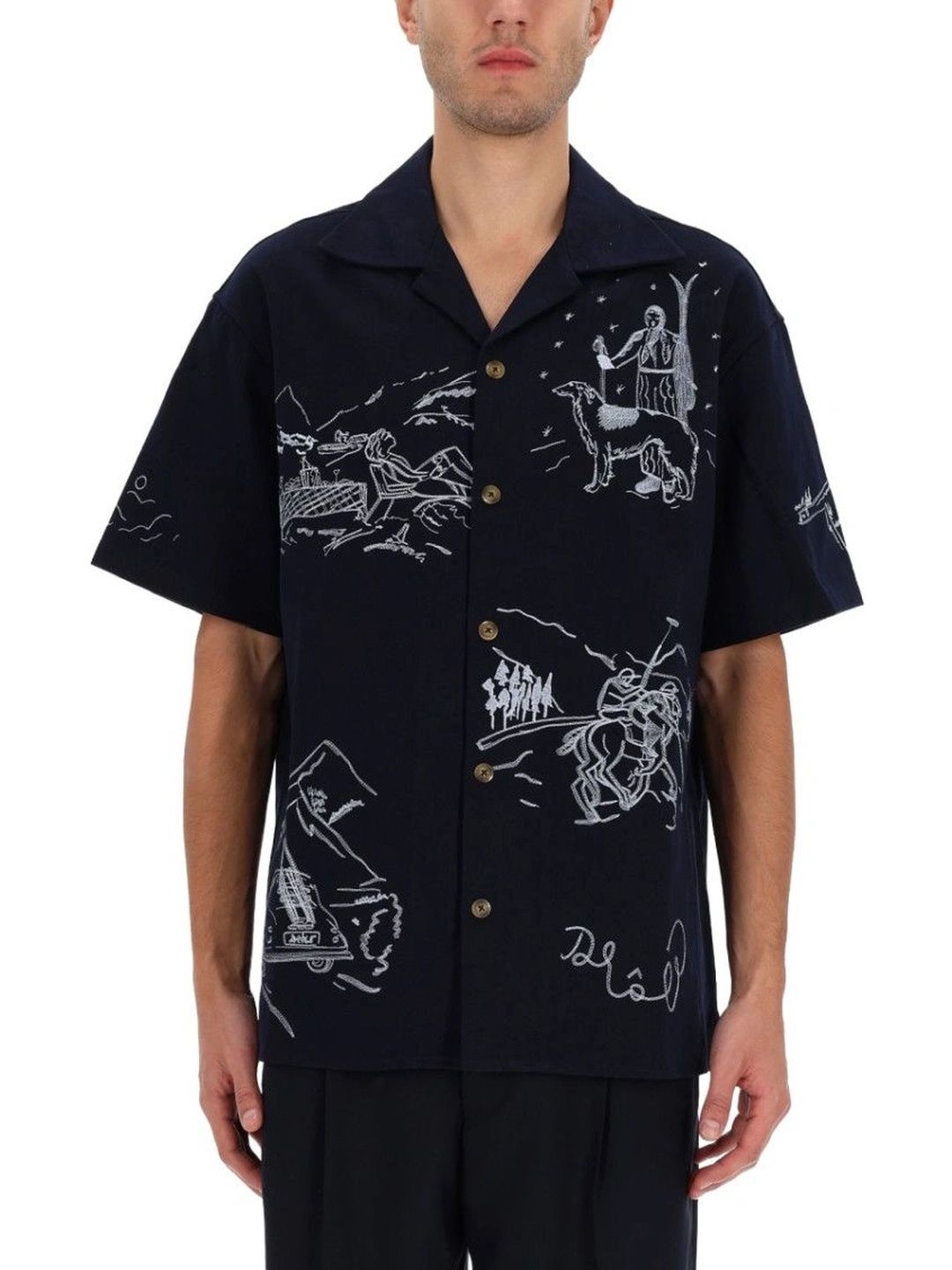 Drole De Monsieur Men Printed Casual Shirt-picture-44