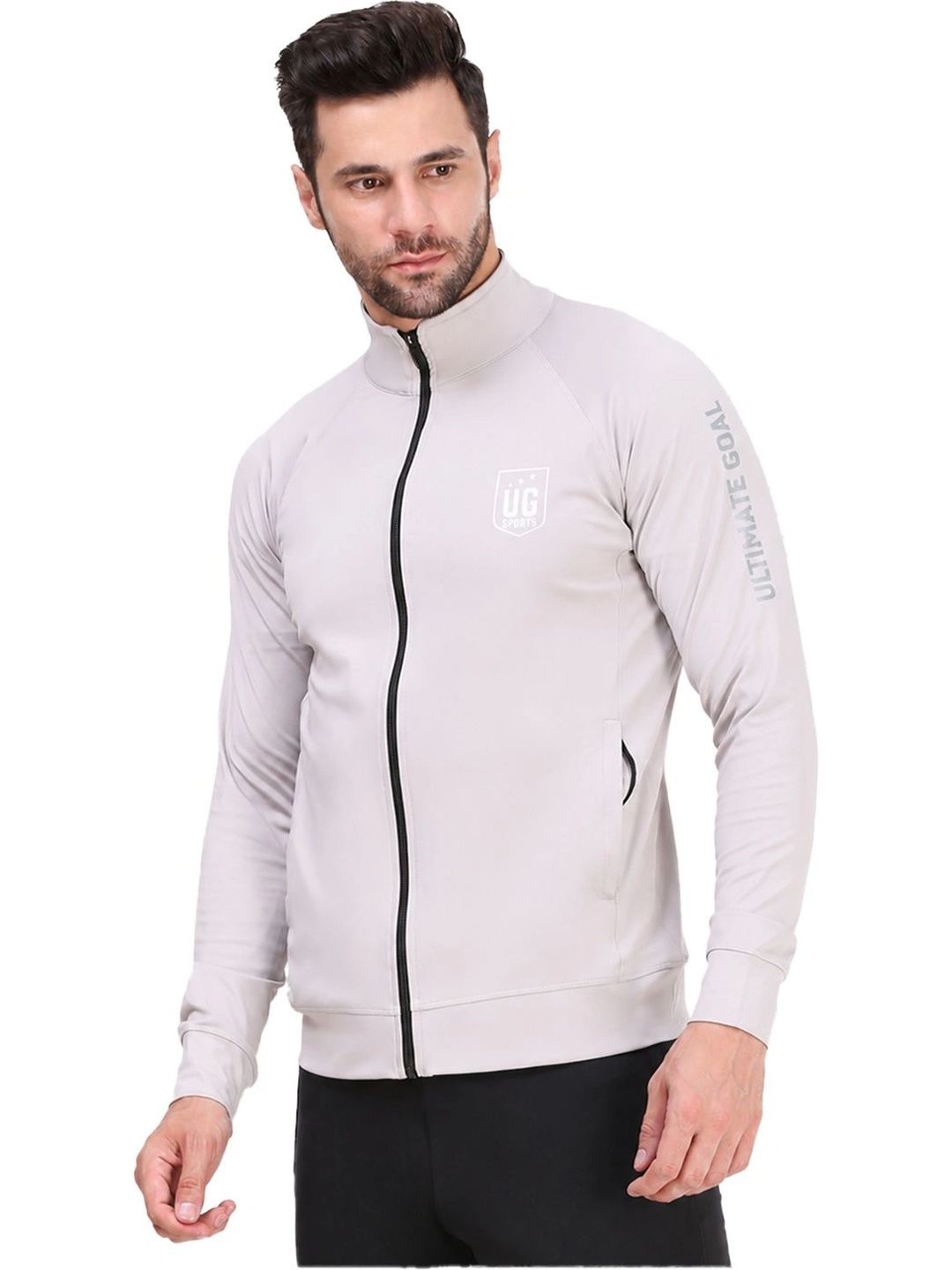 ULTIMATE GOAL Men Brand Logo Lightweight Outdoor Sporty Jacket-picture-33
