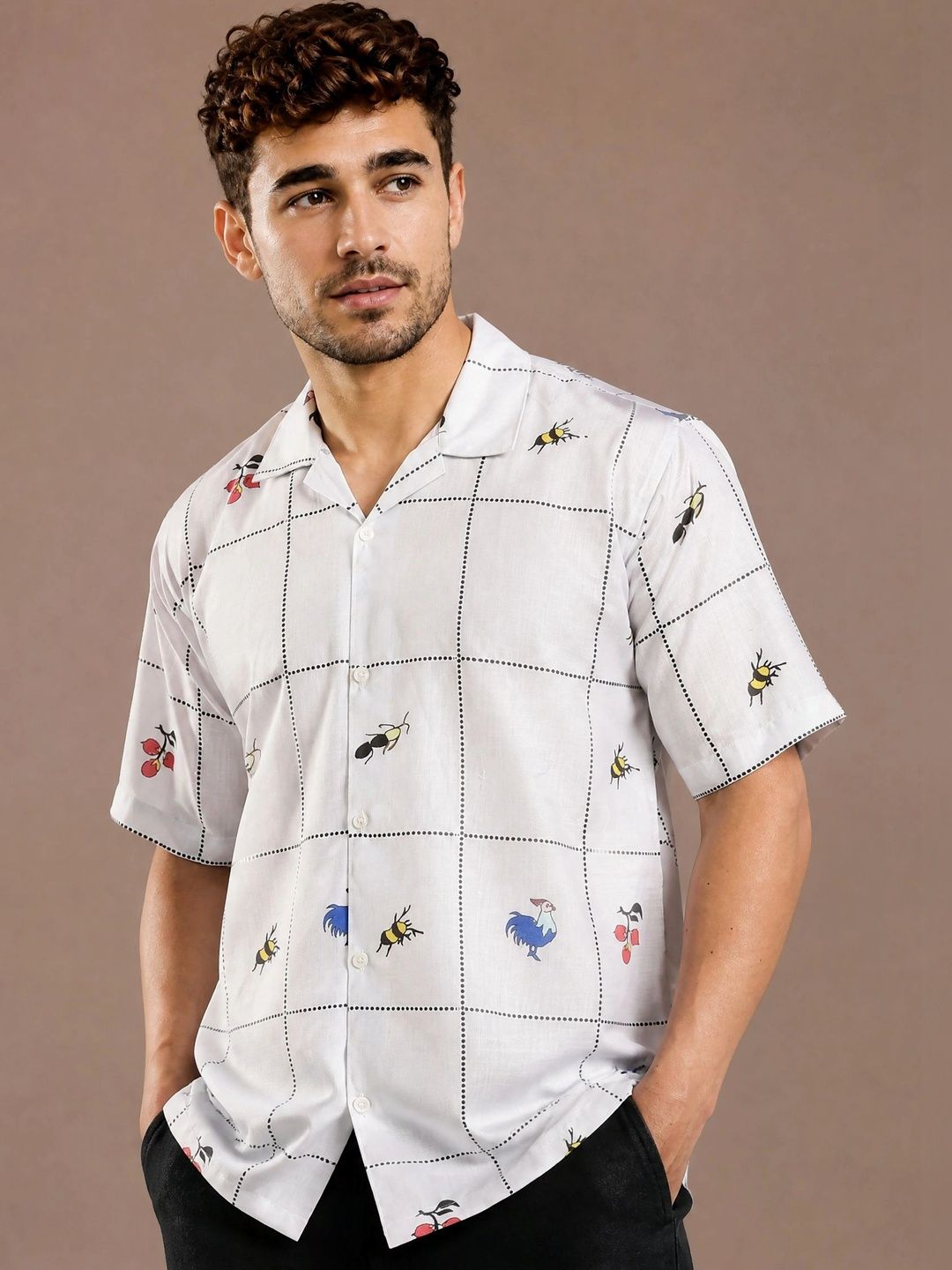 R.Code by The Roadster Life Co. Men Standard Printed Casual Shirt-picture-29