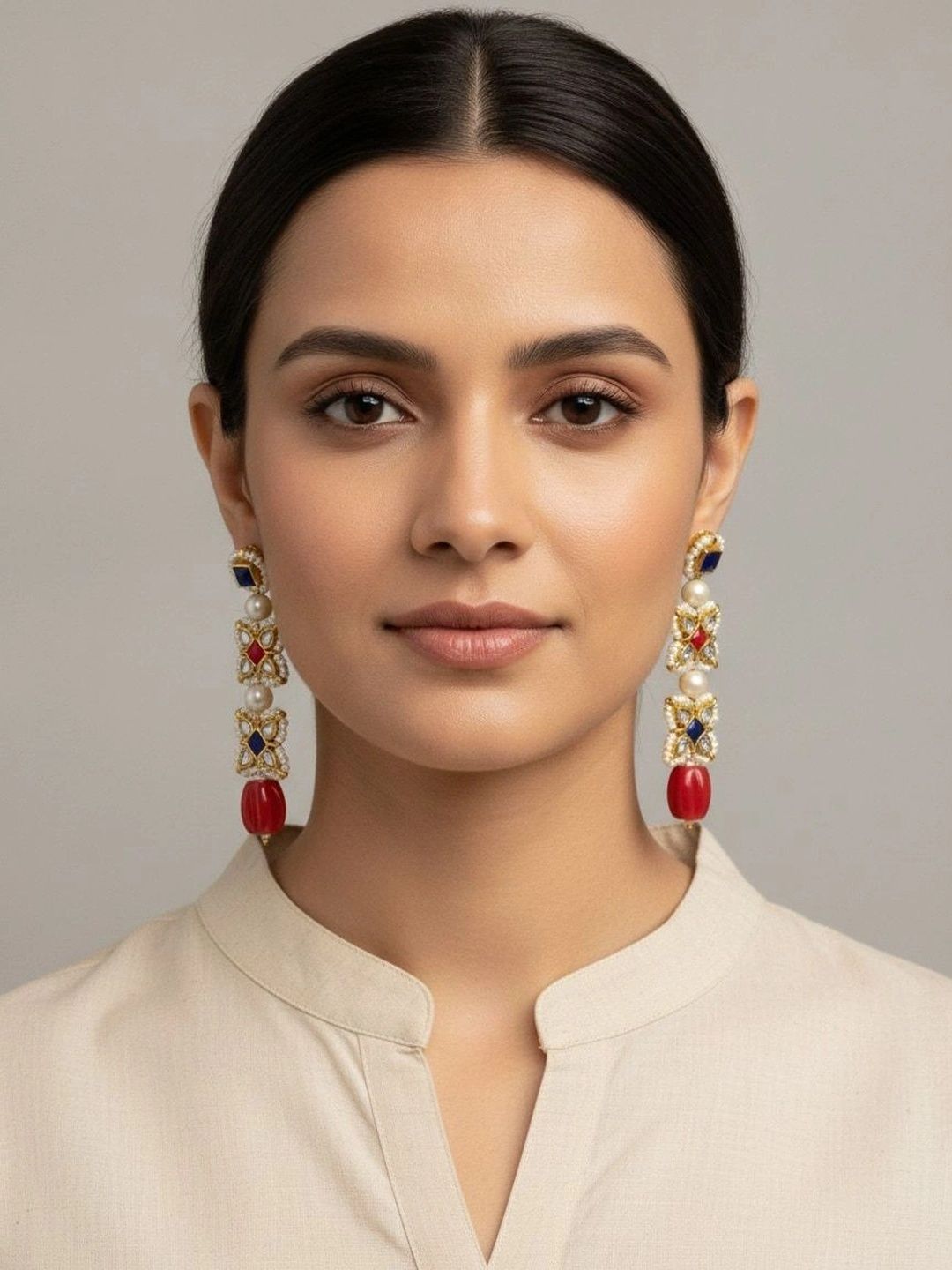 9ROCK Geometric Drop Earrings-picture-57