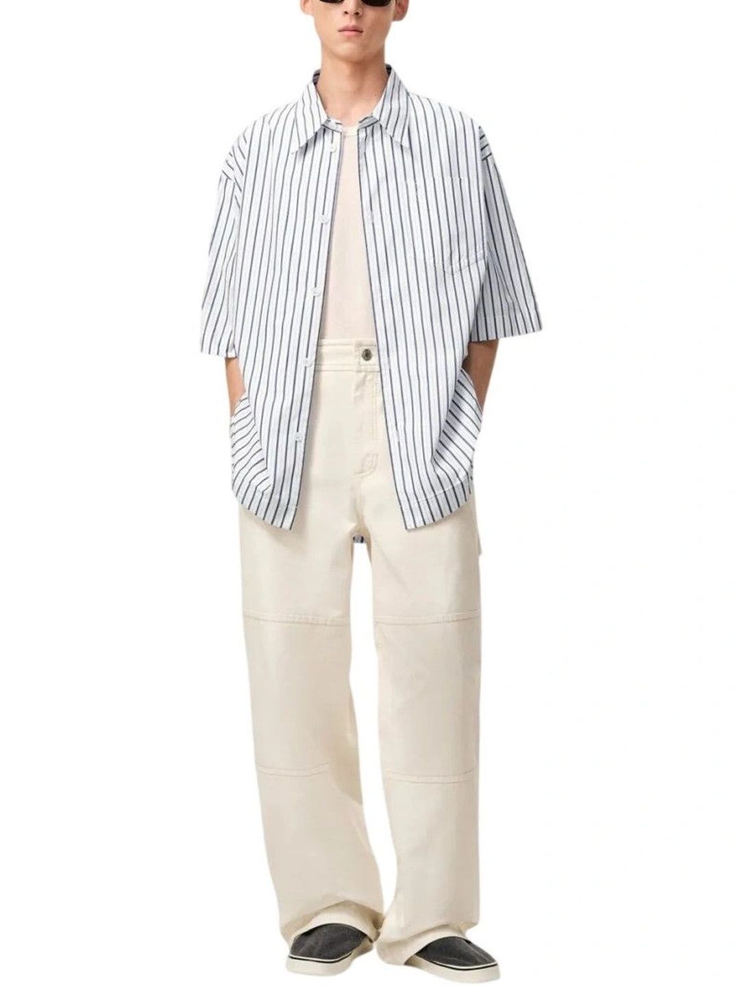 Ami Paris Men Striped Casual Shirt-picture-32