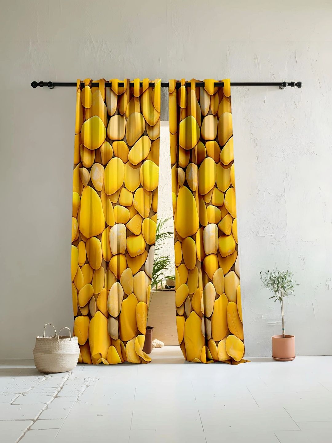 CURTAINRY Yellow Long Door Curtain-image-18