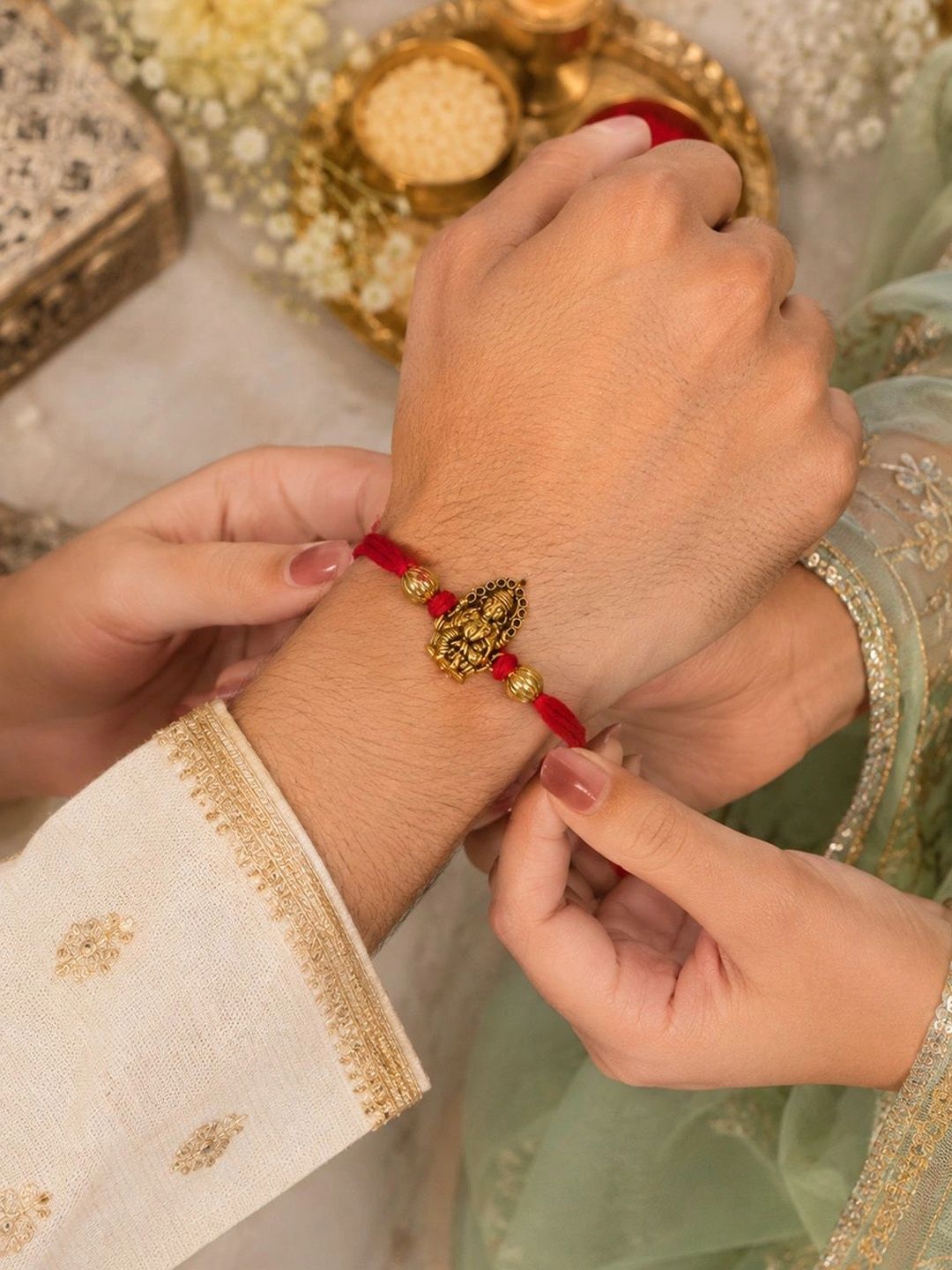 ADVIKA CREATIONS Thread Rakhi-picture-37