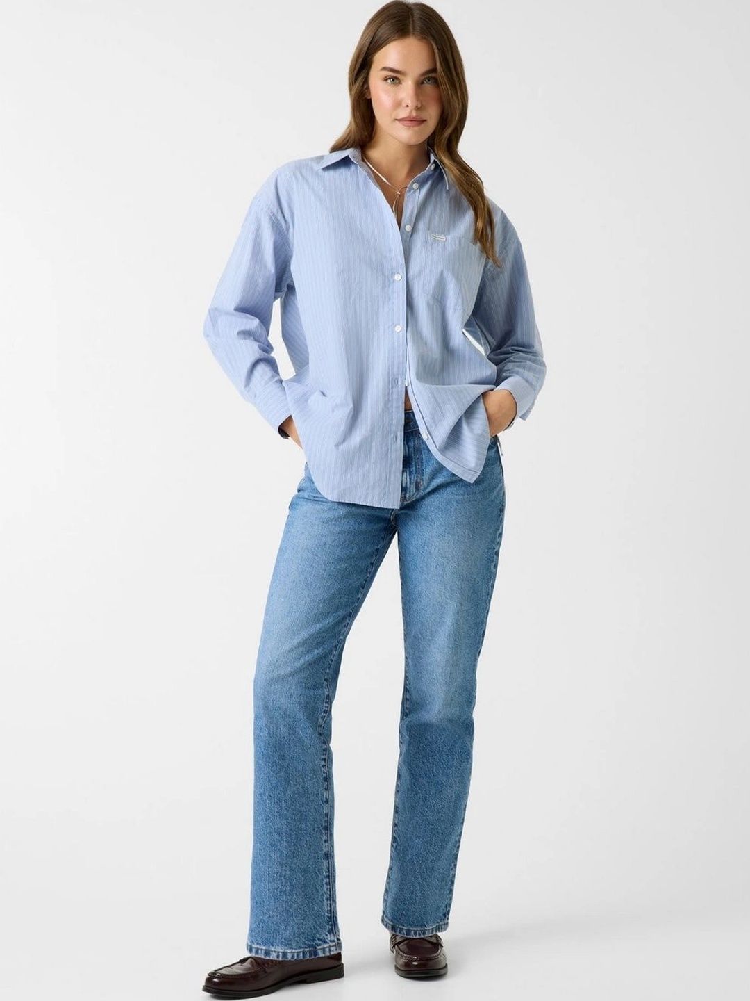 GUESS Jeans Women Regular Fit Mid-Rise Light Fade Jeans-image-43