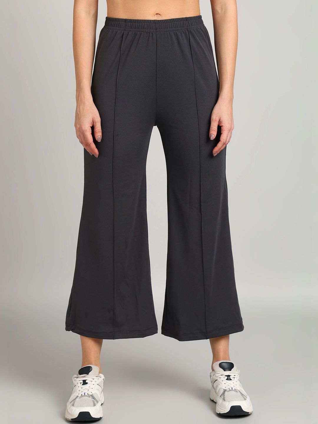 Moda Rapido Women Knitted Cropped Palazzos-image-37