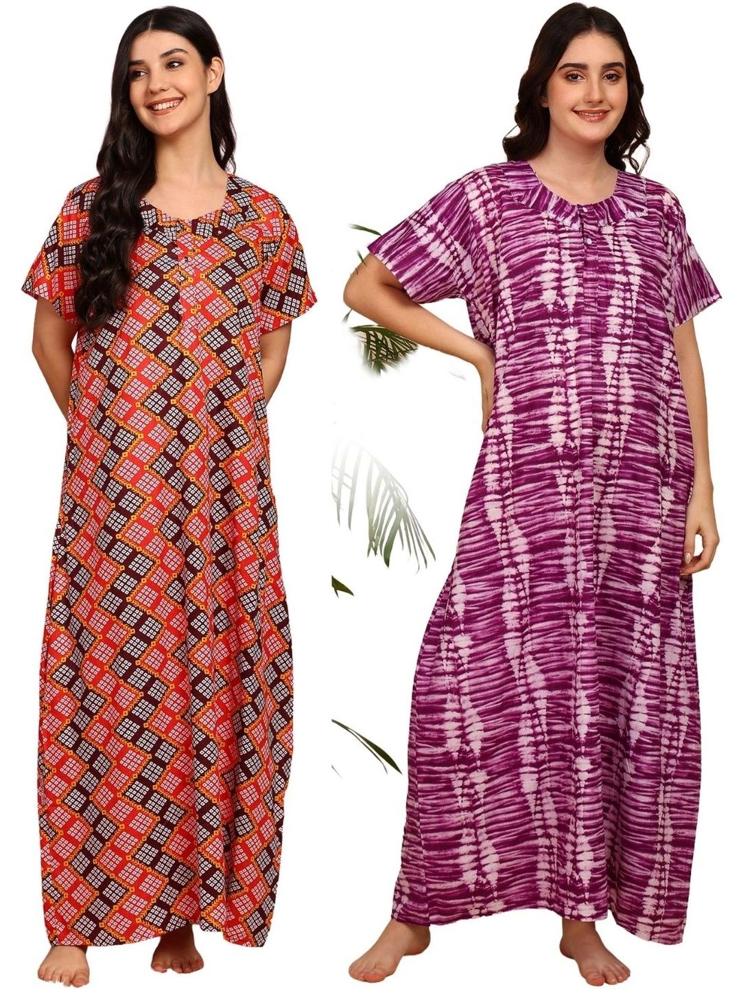 YUKATA Printed Maxi Nightdress-picture-16