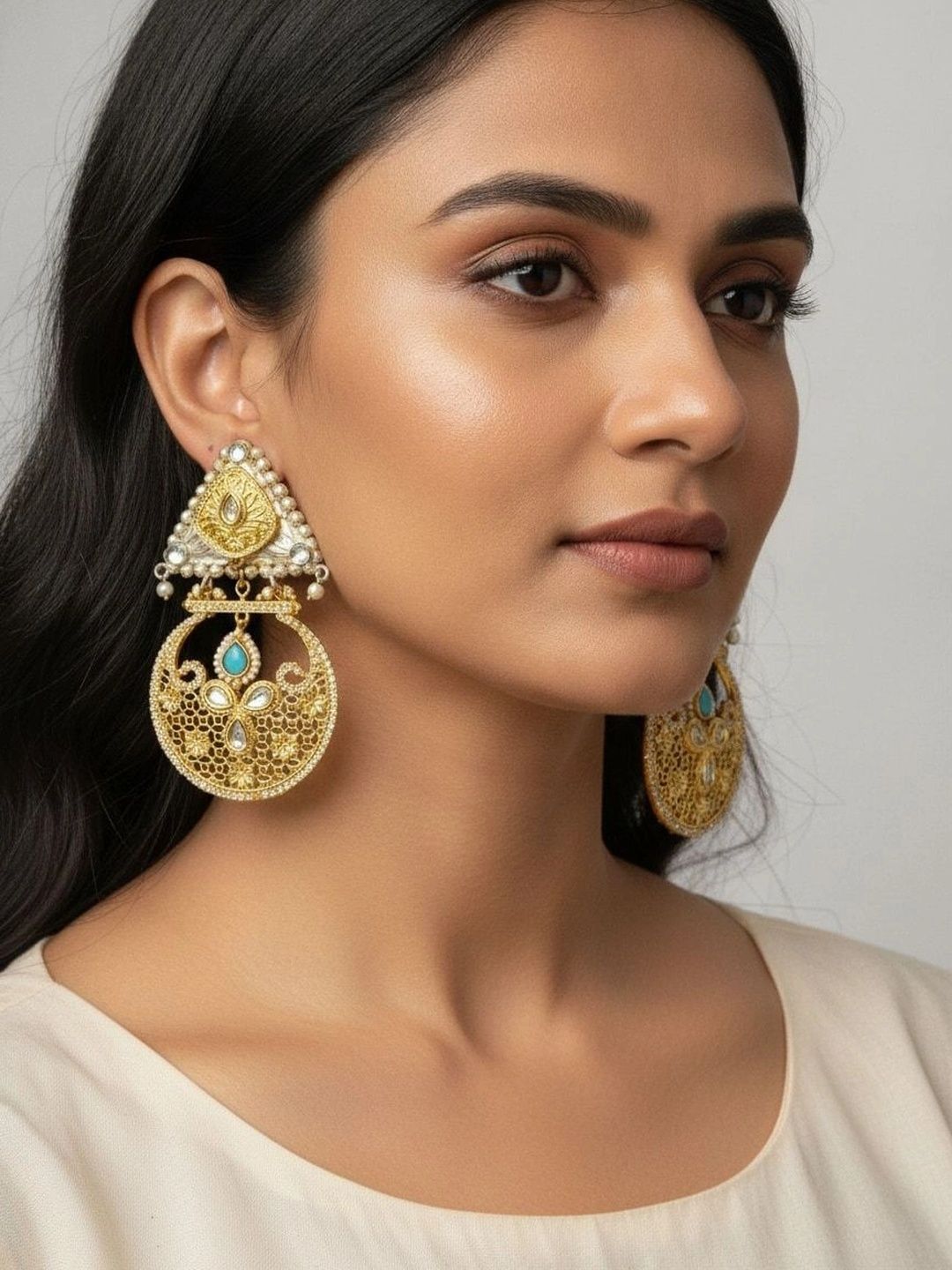 9ROCK Geometric Drop Earrings-picture-19