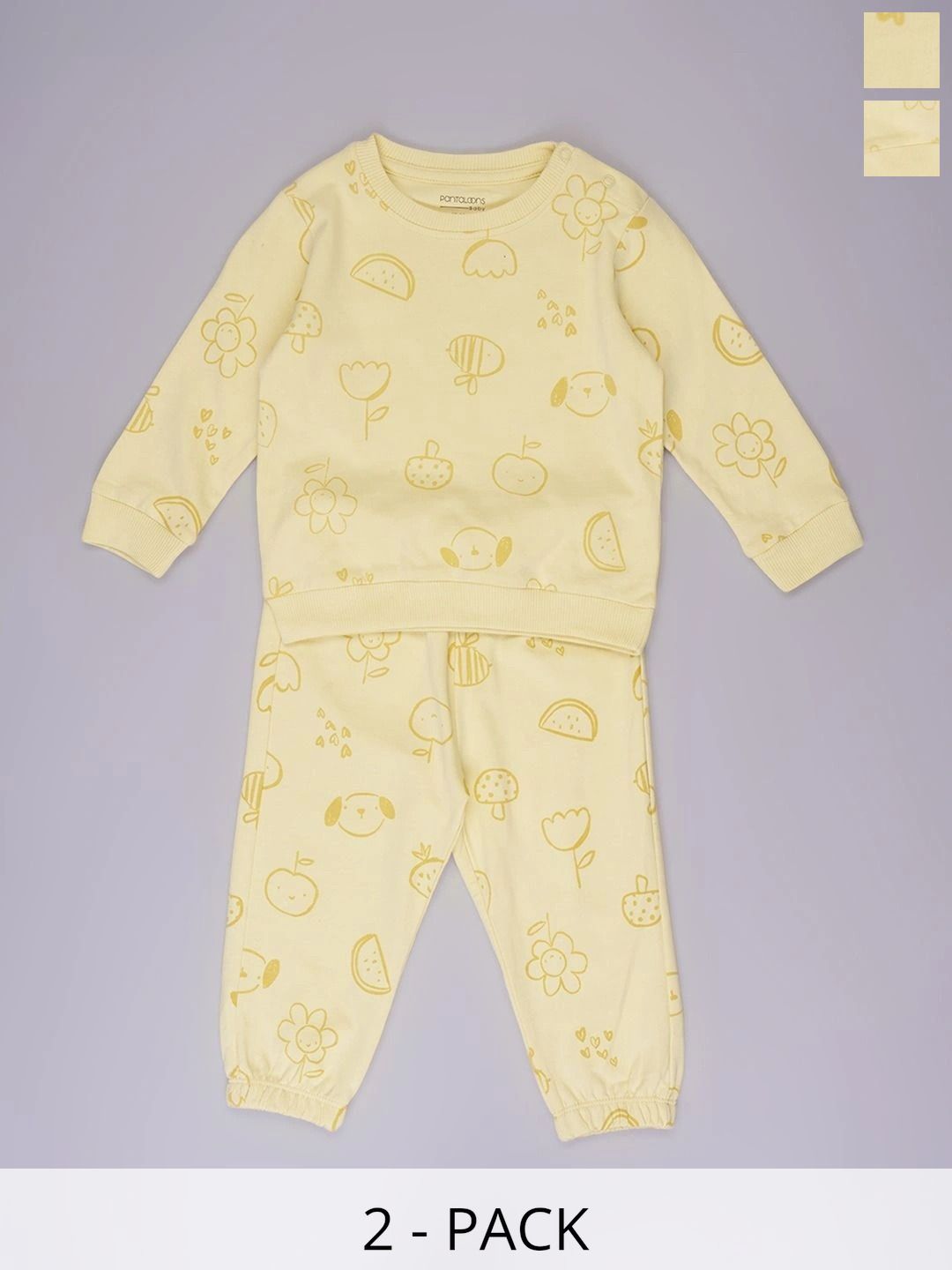 Pantaloons Baby Girls Printed Trousers-picture-30