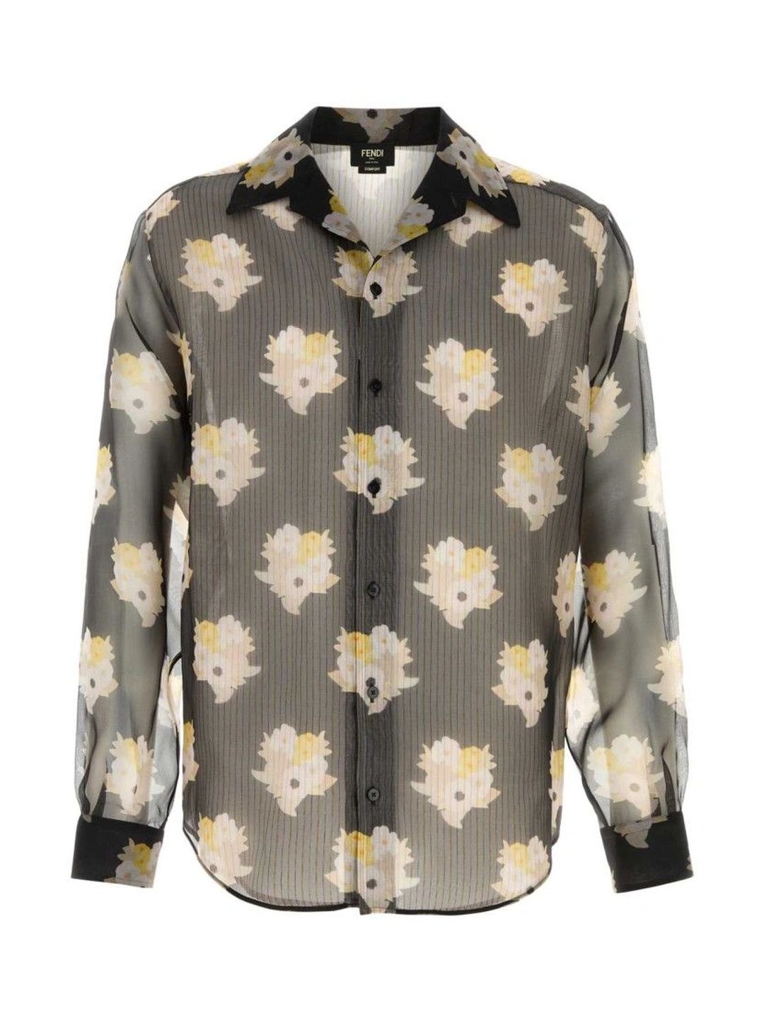 Fendi Men Floral Printed Casual Shirt-picture-14