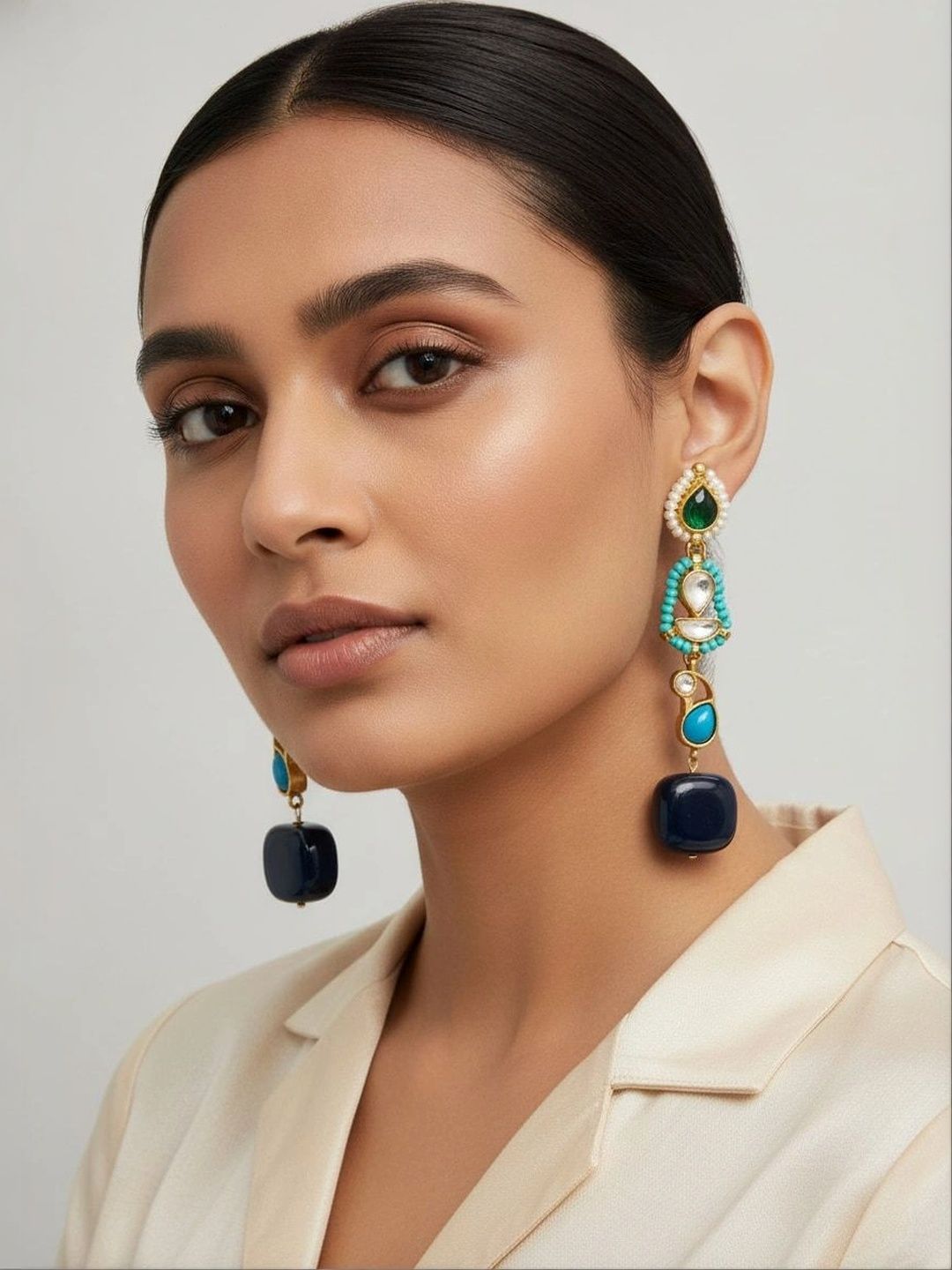 9ROCK Geometric Drop Earrings-picture-33