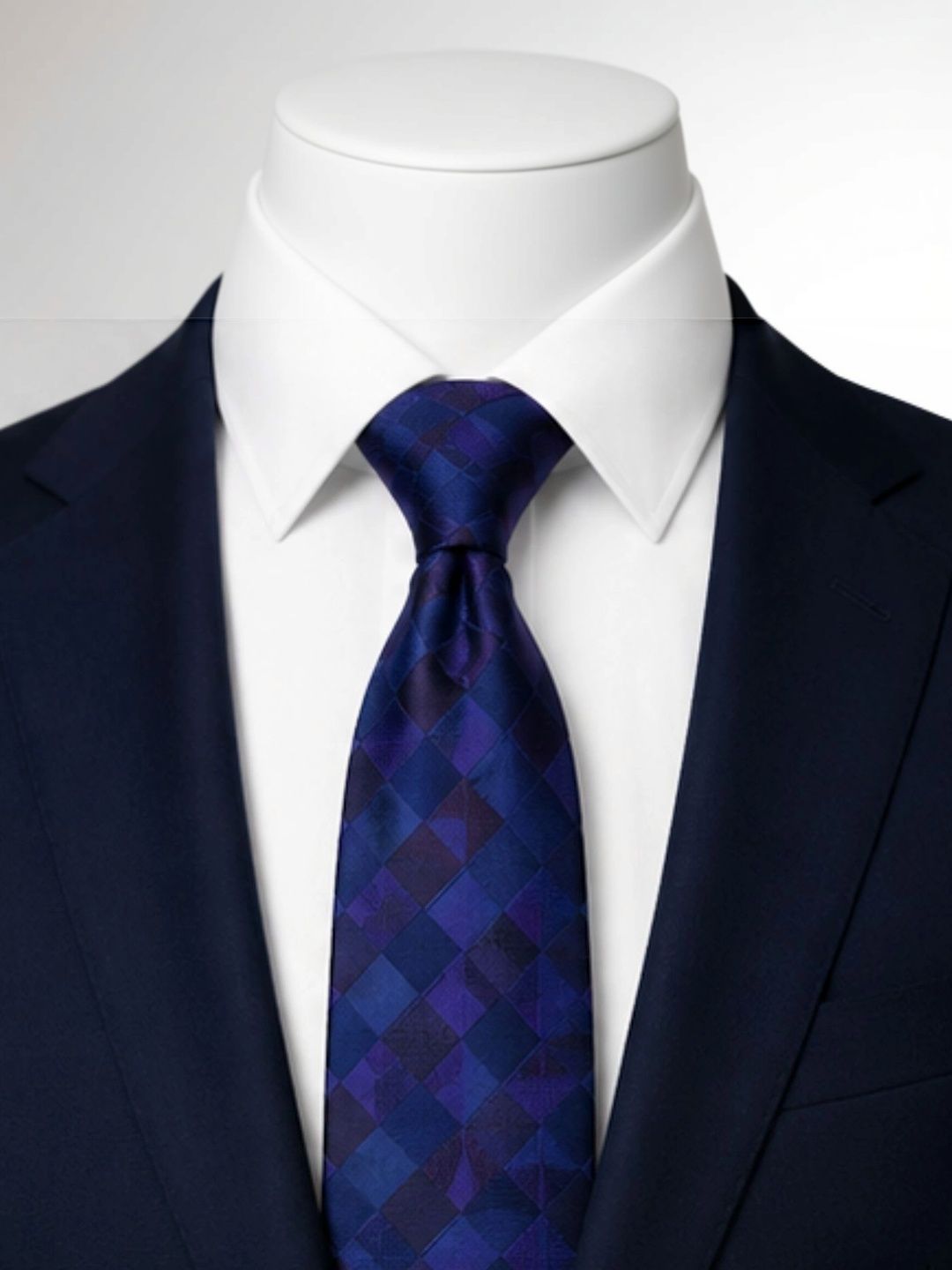 CALIXTO Men Checked Broad Tie-picture-16