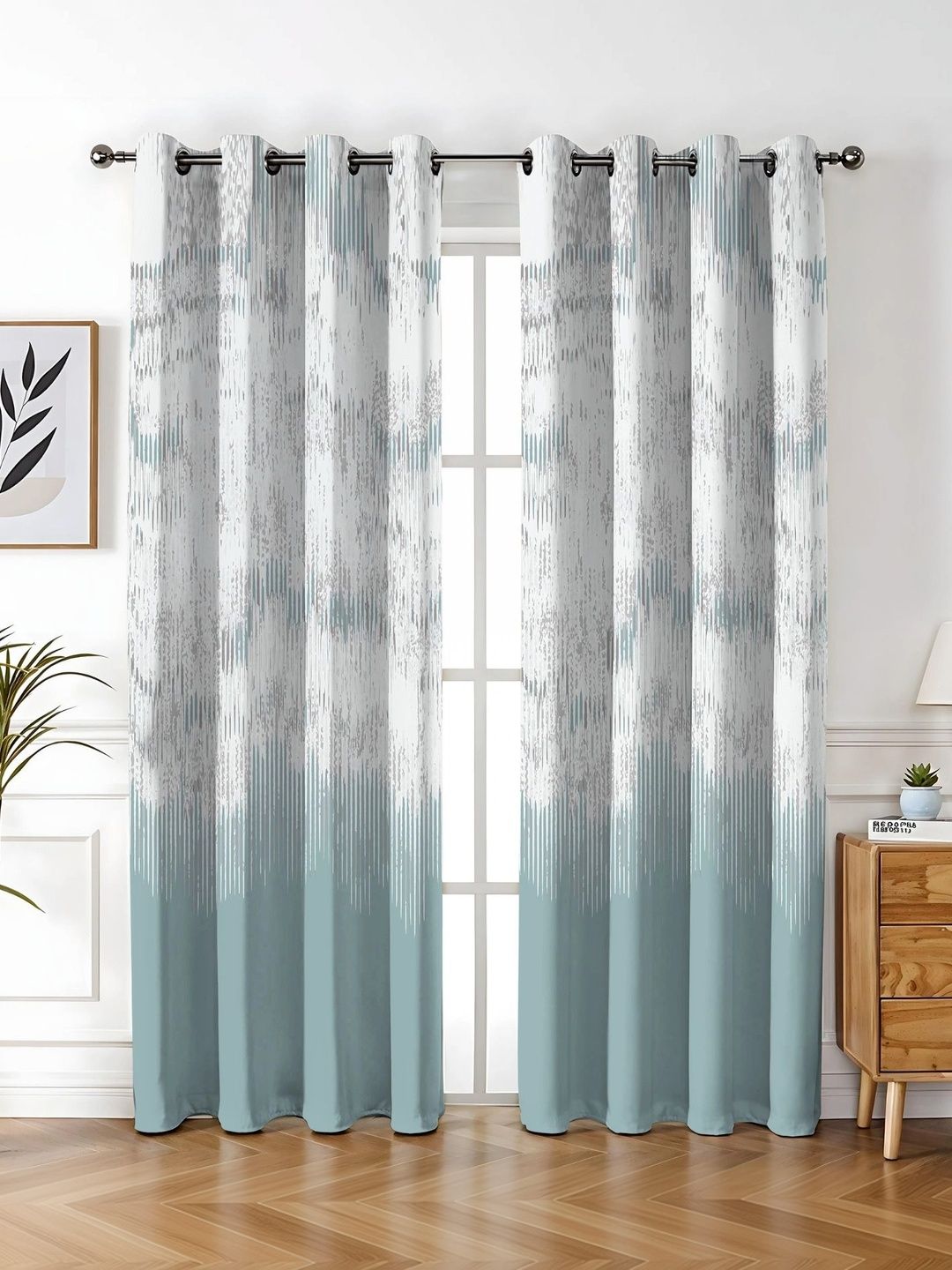 SIMPLYCURTAINS Teal Room Darkening Long Door Curtain-picture-38