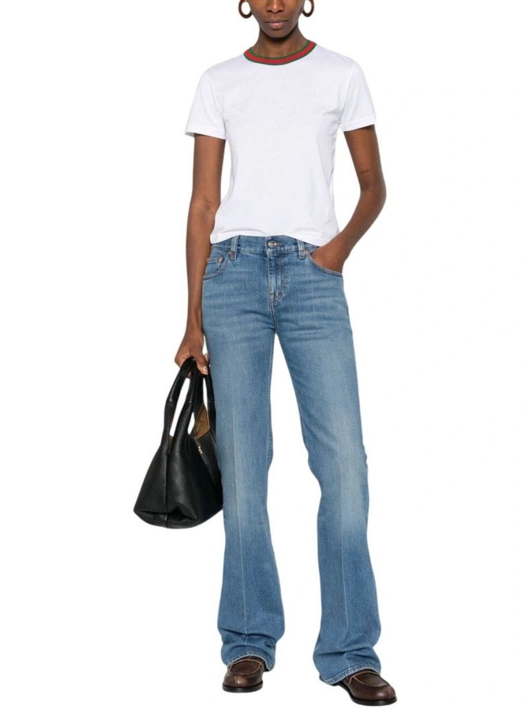 Gucci Women Slim Fit Mid-Rise Jeans-picture-22