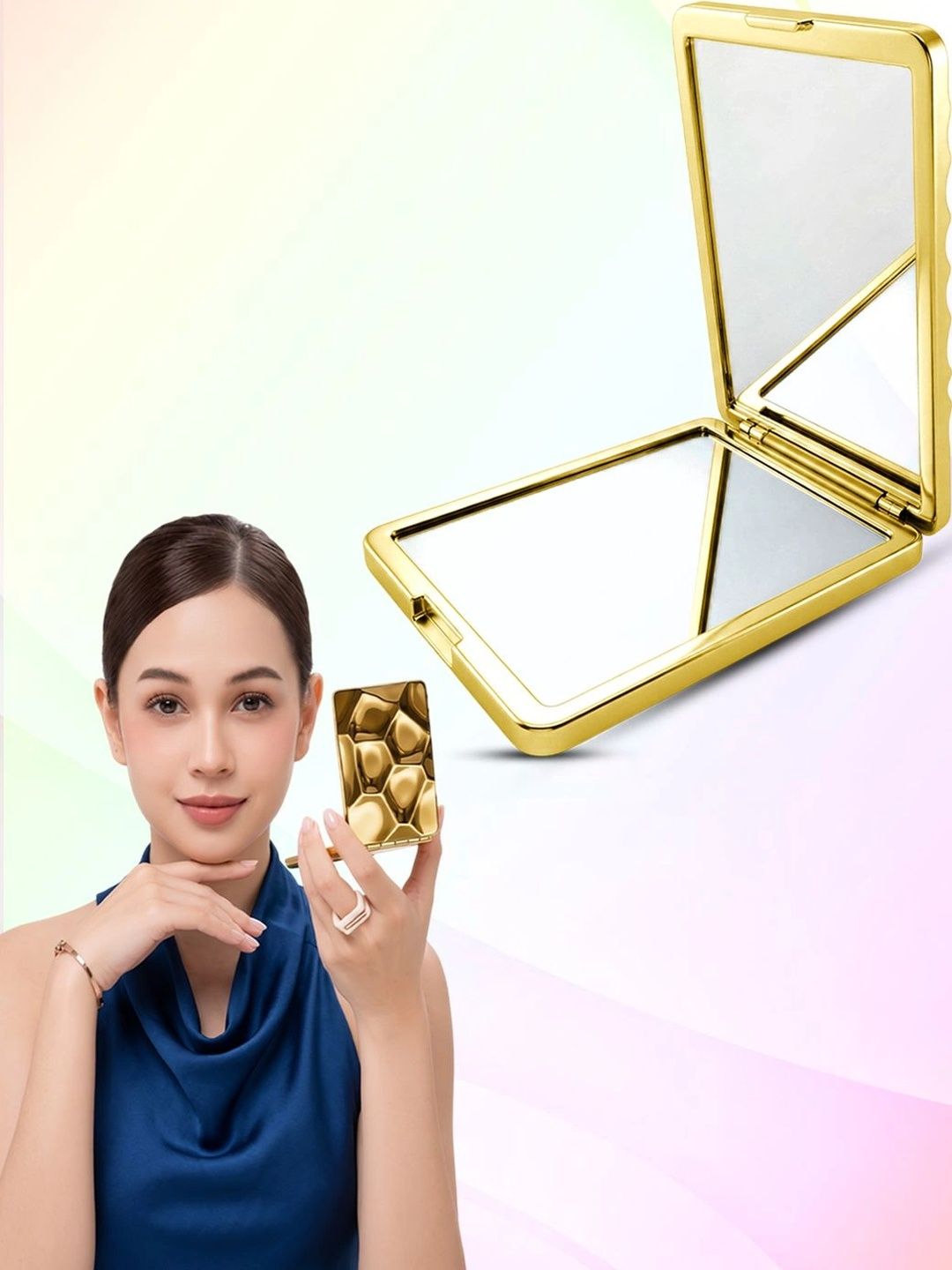 MAJESTIQUE Makeup Table Top Mirror-image-22