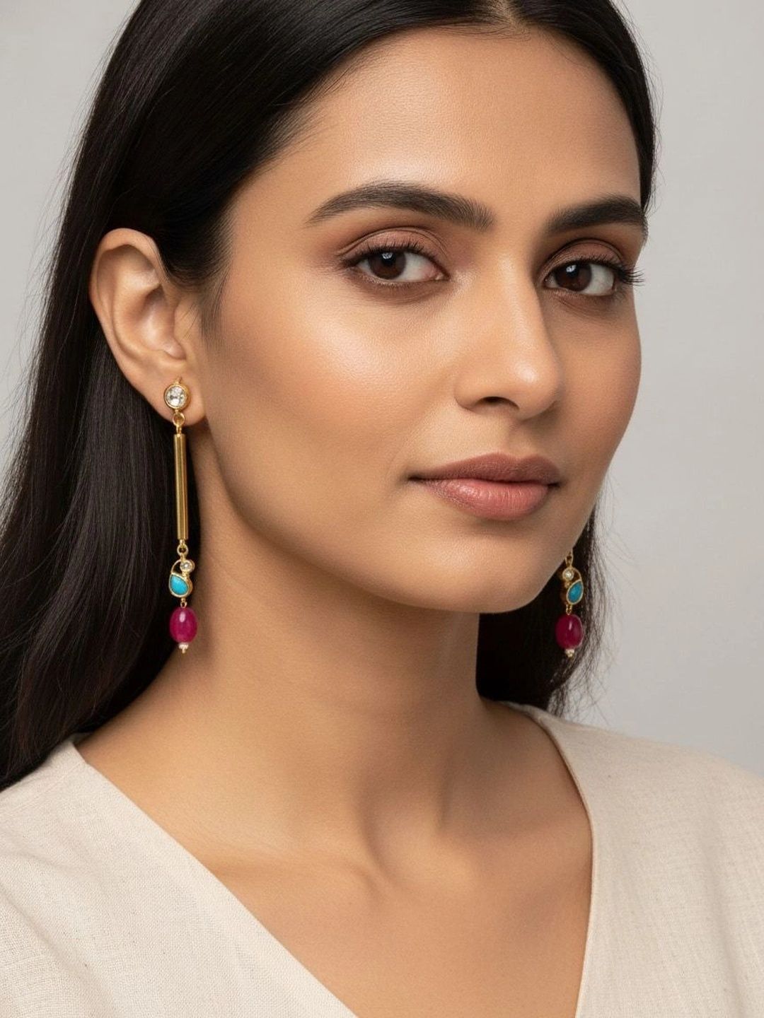 9ROCK Geometric Drop Earrings-picture-52
