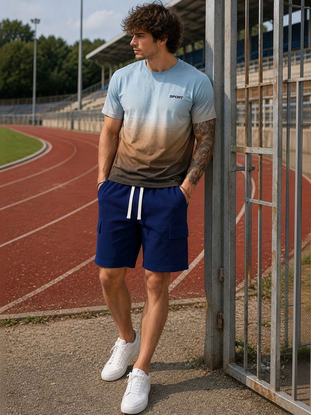 Moda Rapido Men Cargo Shorts-picture-15