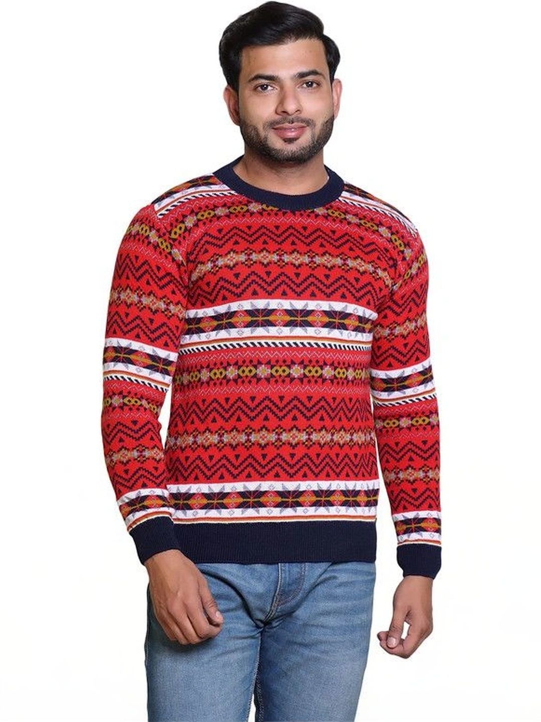 Grand Line Men Printed Pullover-picture-49