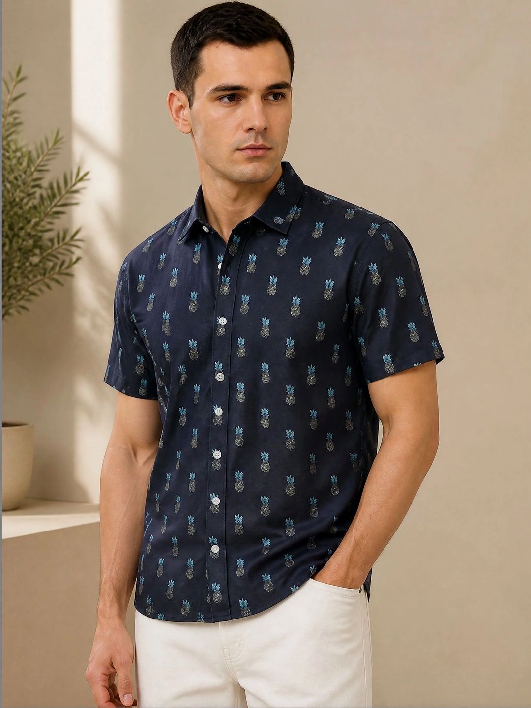 R.Code by The Roadster Life Co. Men Standard Printed Casual Shirt-picture-30