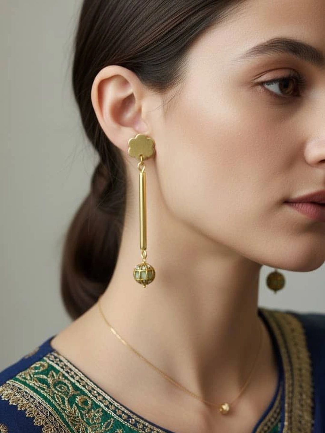 9ROCK Floral Drop Earrings-picture-27