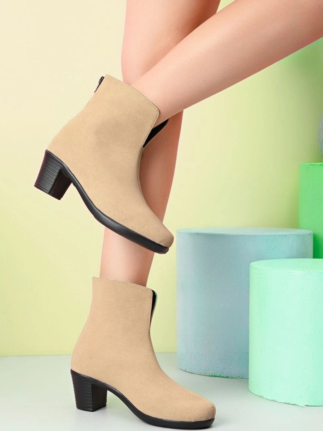 Killer Round Toe Zip Regular Boots-picture-45