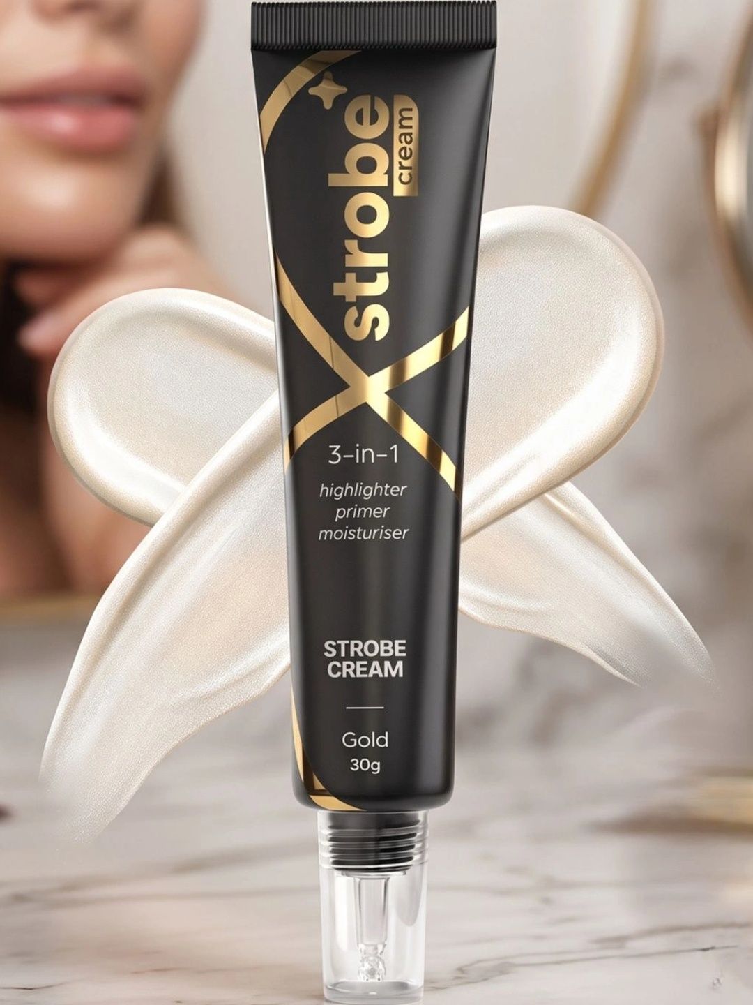 OMAAYAA STORES 3 In 1 Hydrating Strobe Cream - 30 g - Gold-image-33