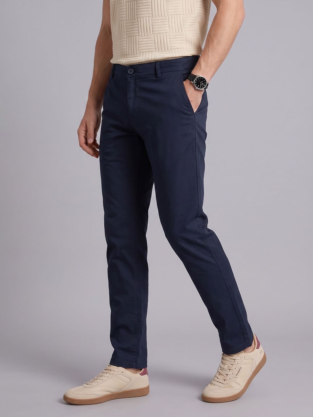 Arrow Sport Men Slim Fit Trousers-image-32