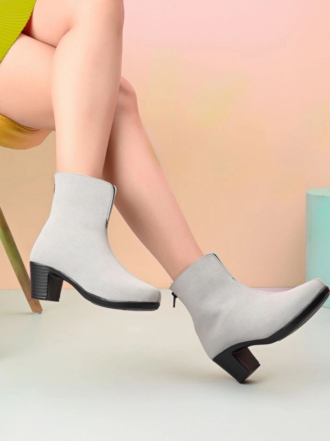 Killer Round Toe Zip Regular Boots-picture-12